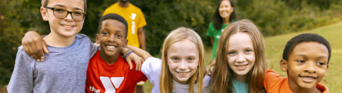 a child smiling at camera