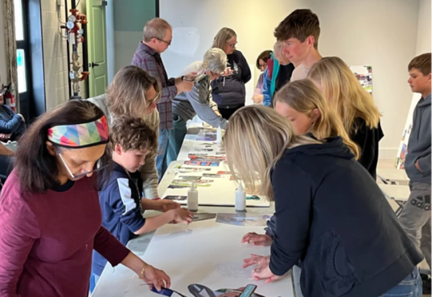 Greenwich Townscape -  A Collaborative Photo Mural Celebrating America 250